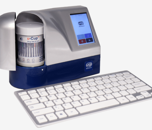 UCP drug test cup  scanner