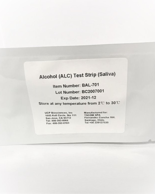 UCP ALCOHOL SALIVA TEST (Caja 50 unidades)